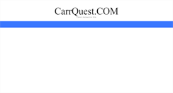 Desktop Screenshot of carrquest.com
